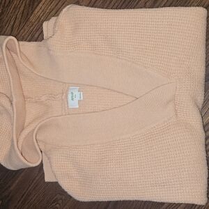 Aerie Hooded Wallfle Sweater